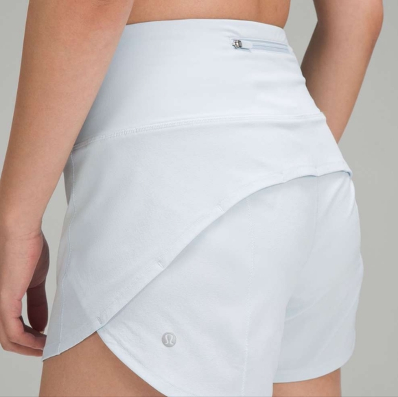 Lululemon Speed Up Short High-Rise 4" Powder Blue 💙 - Size 6 - Picture 4 of 11